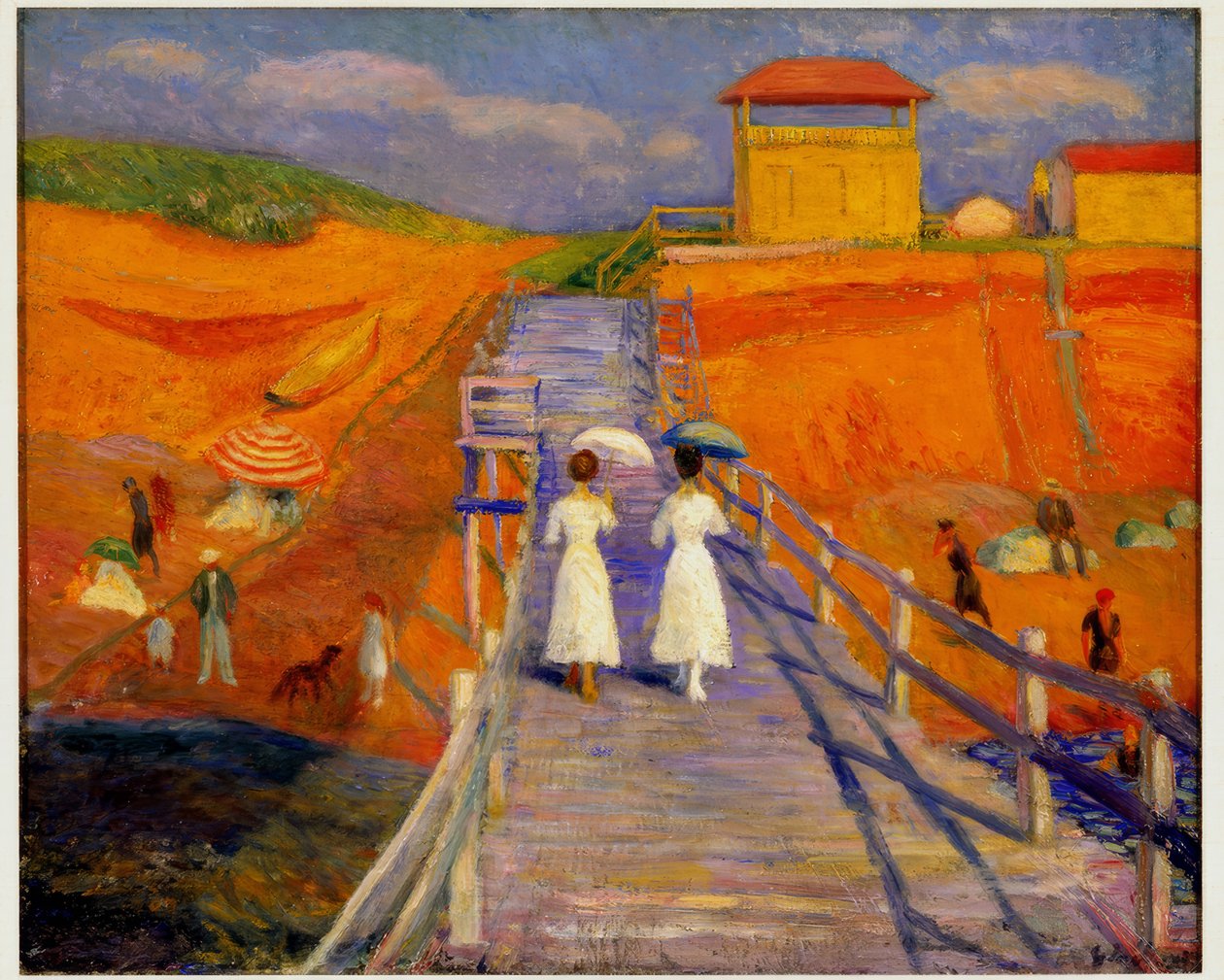 Cape Cod Pier von William Glackens