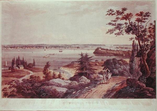 New York von Weehawk von William Guy Wall