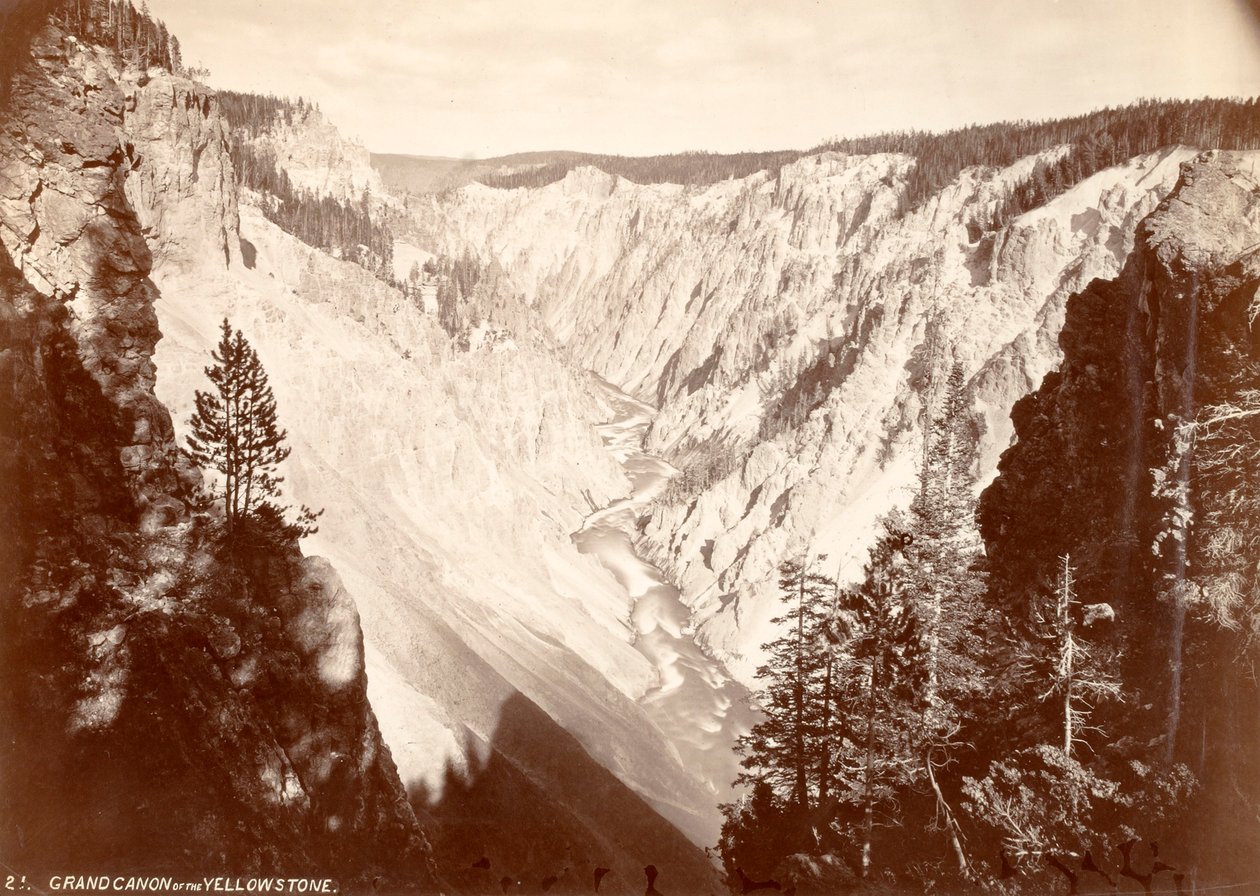 Yellowstone-Nationalpark von William H. Jackson