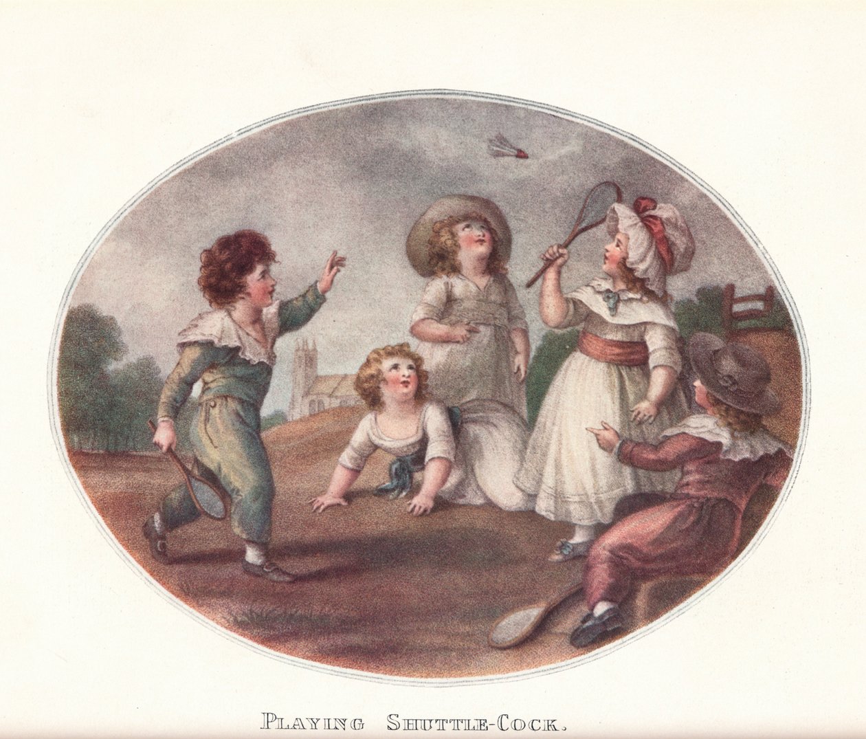 Federballspiel, 1906 von William Hamilton
