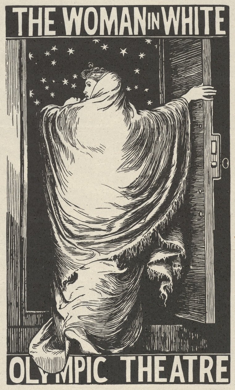 Die Frau in Weiß, 1871 von William Harcourt Hooper