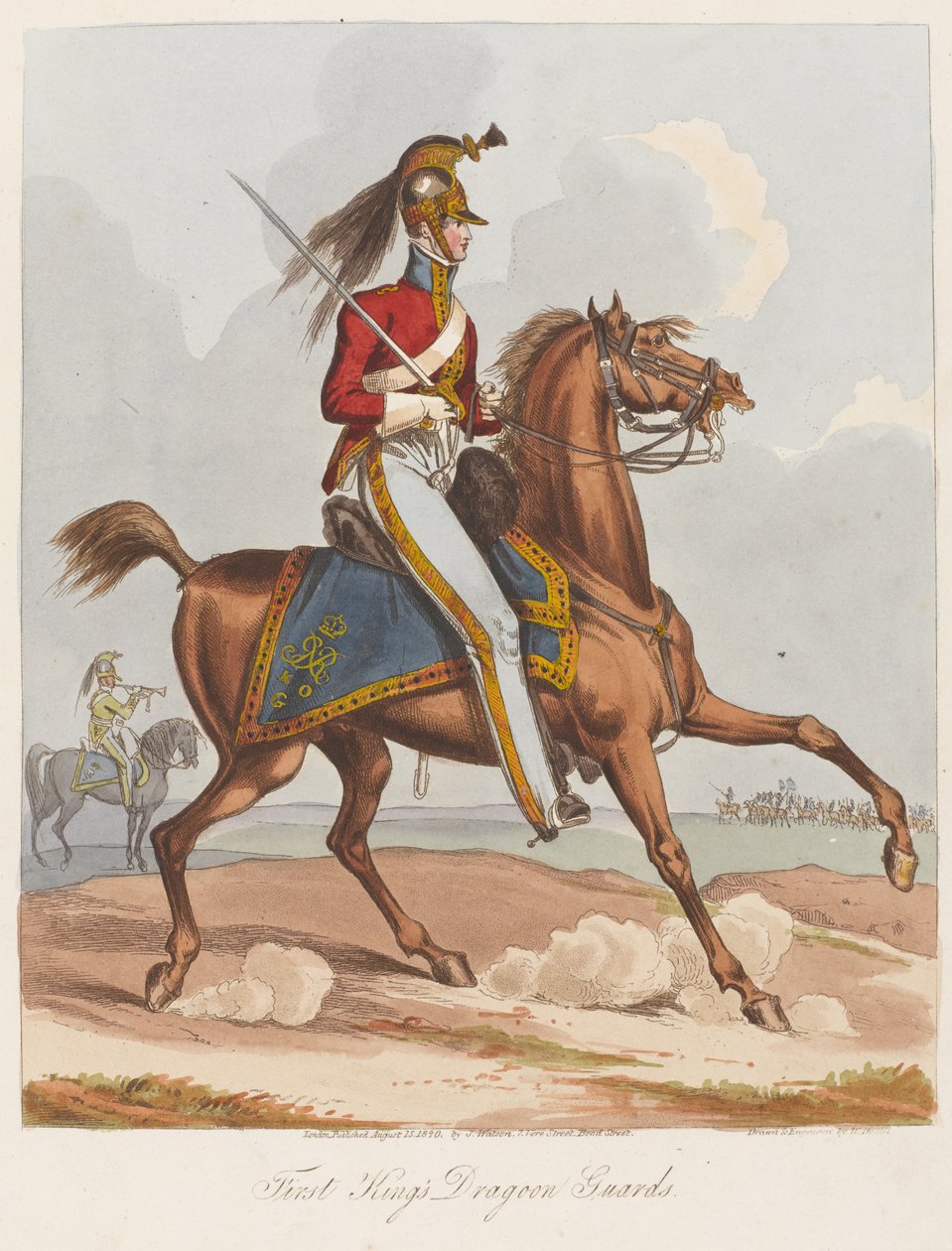 First Kings Dragoon Guards, 1820 von William Heath