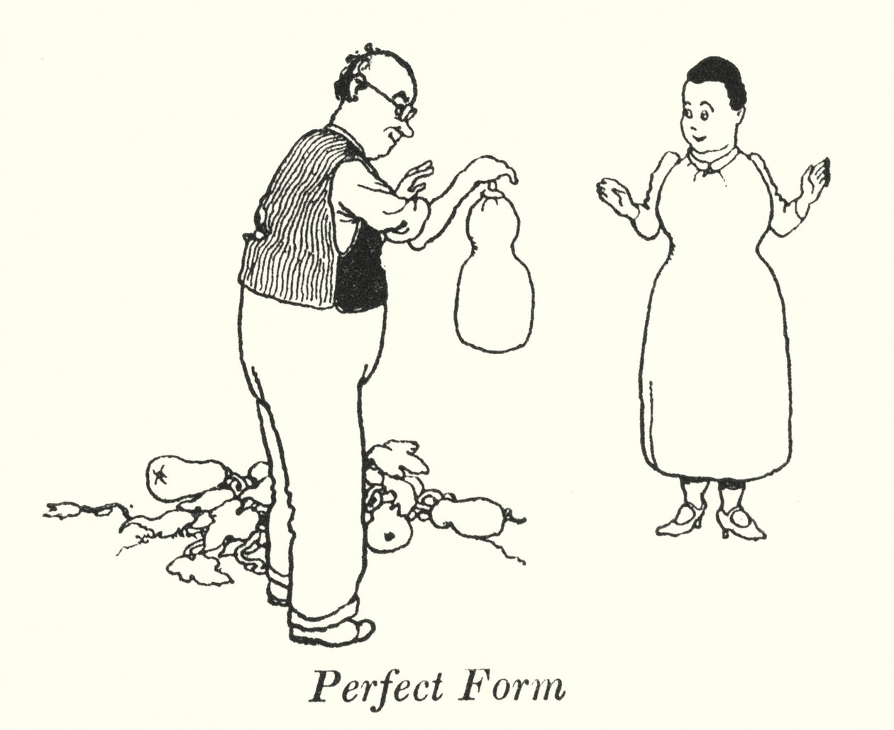 Perfekte Form von William Heath Robinson