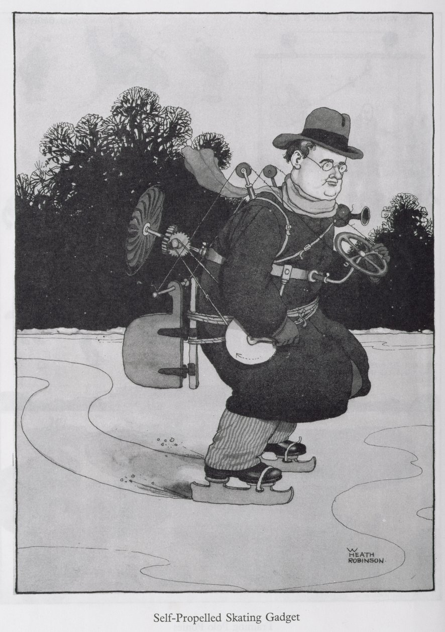 Selbstfahrendes Schlittschuhgerät, Illustration aus 