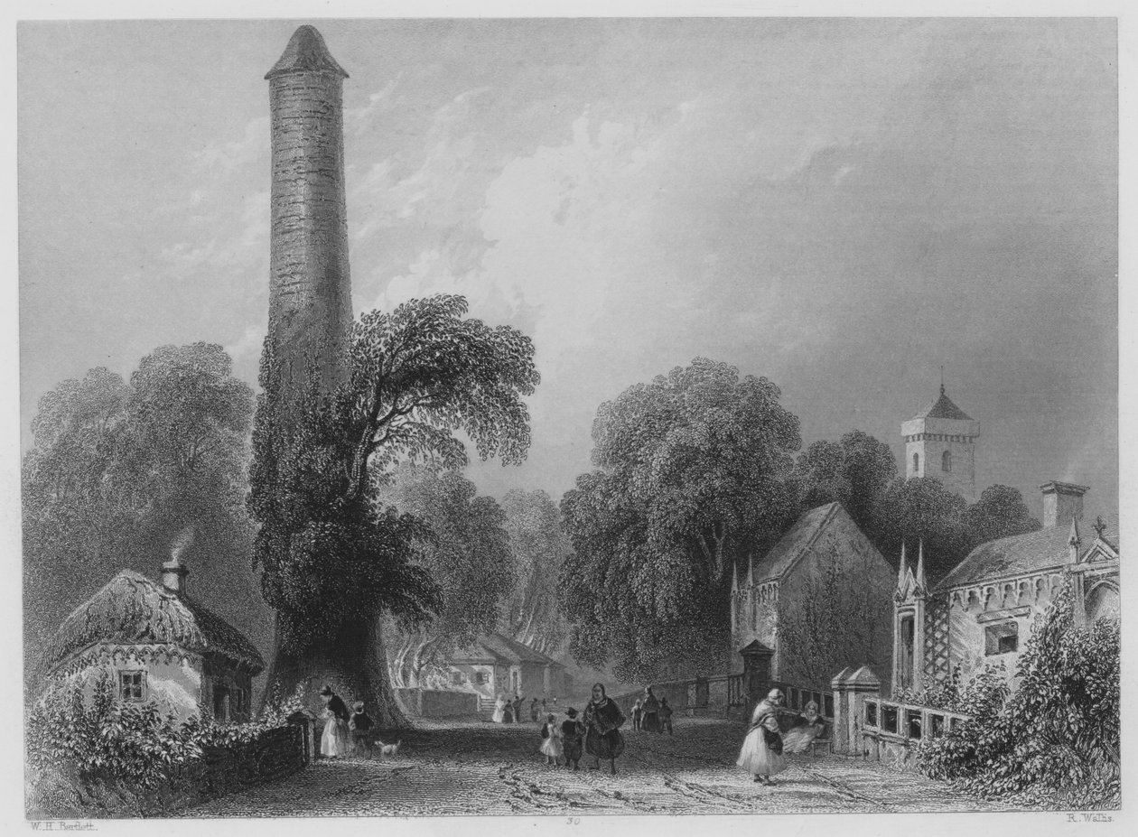 Clondalkin (Stich) von William Henry (after) Bartlett