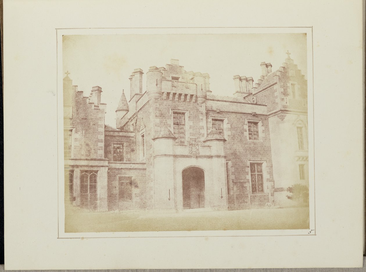 Halltür, Abbotsford von William Henry Fox Talbot