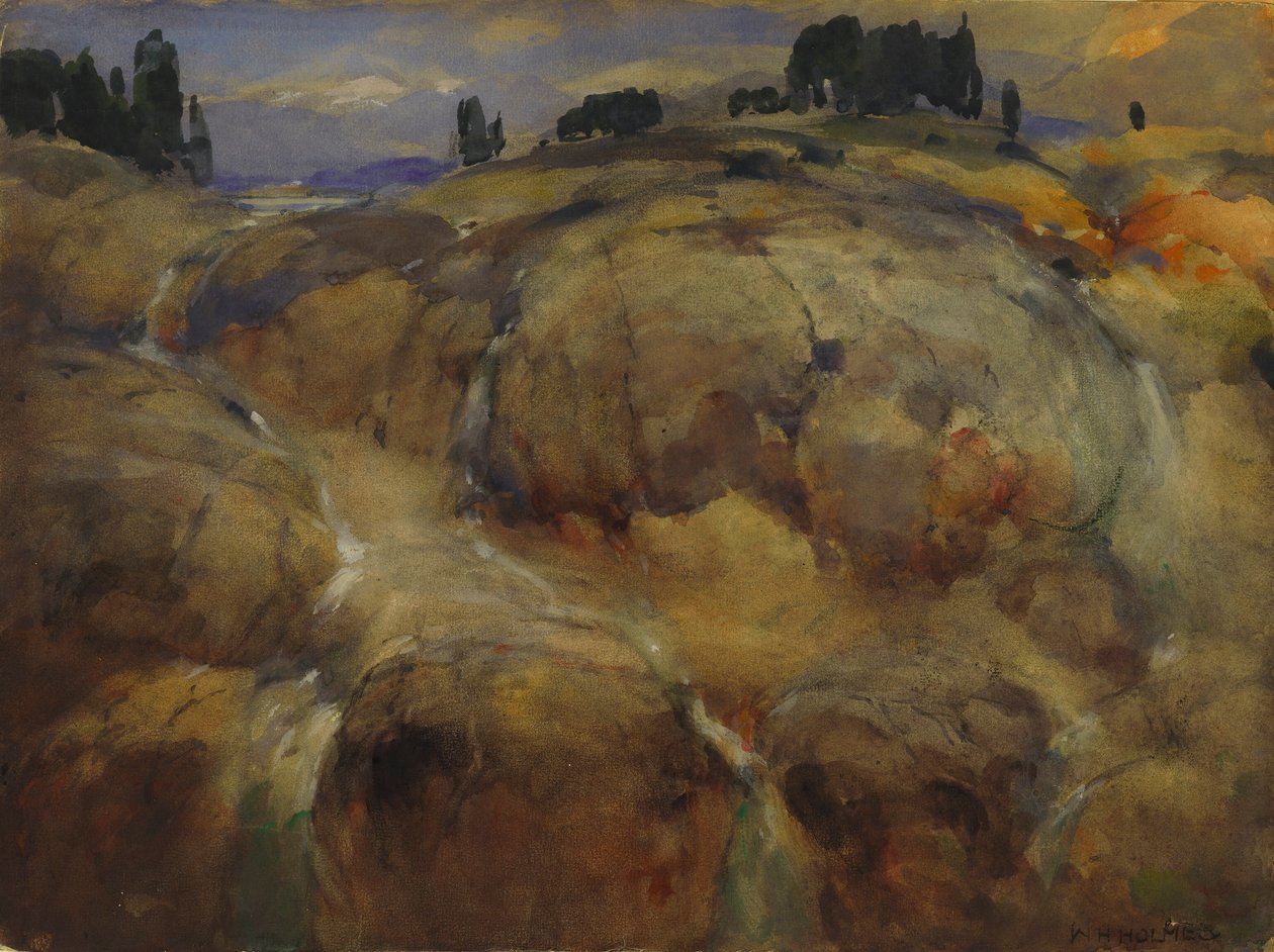 Verlassener Gletscherbett von William Henry Holmes