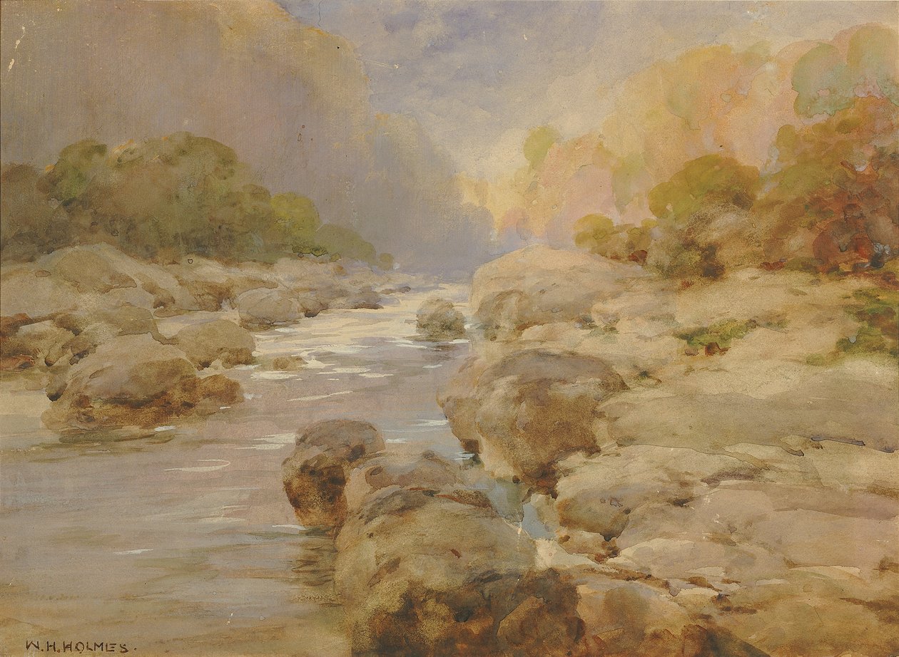 Unveränderter Rock Creek, um 1910 von William Henry Holmes