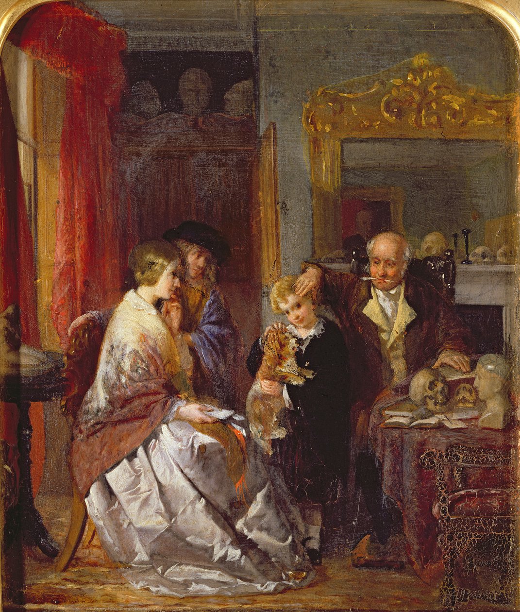 Der Phrenologe, ca. 1852 von William Henry Knight