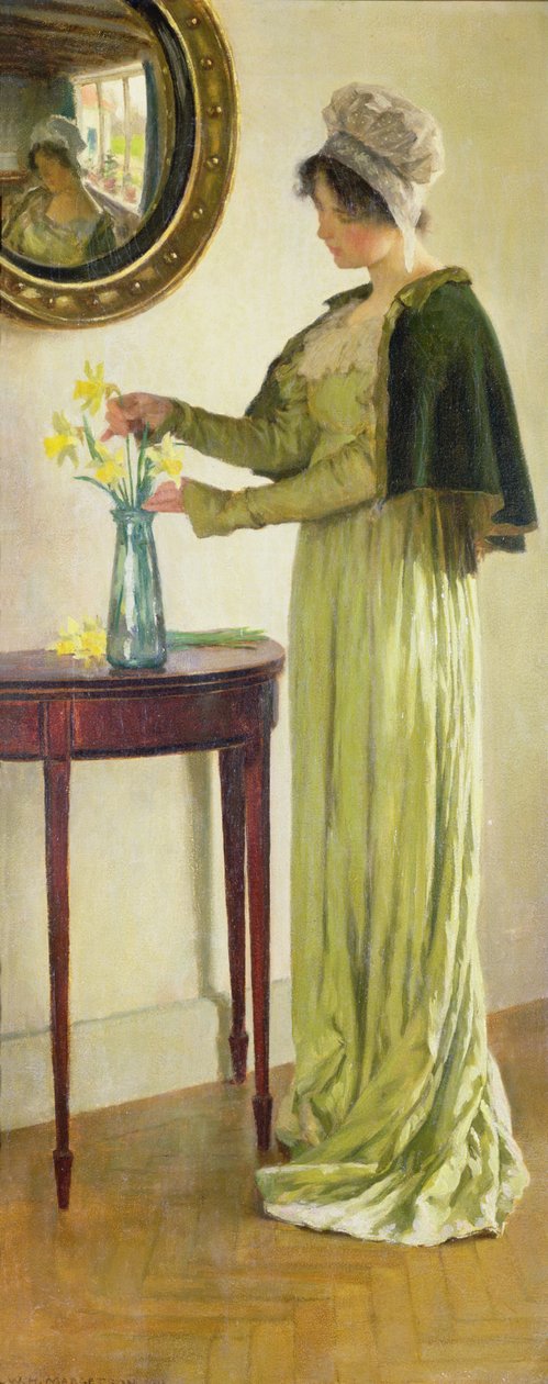 Vorboten des Frühlings, 1911 von William Henry Margetson