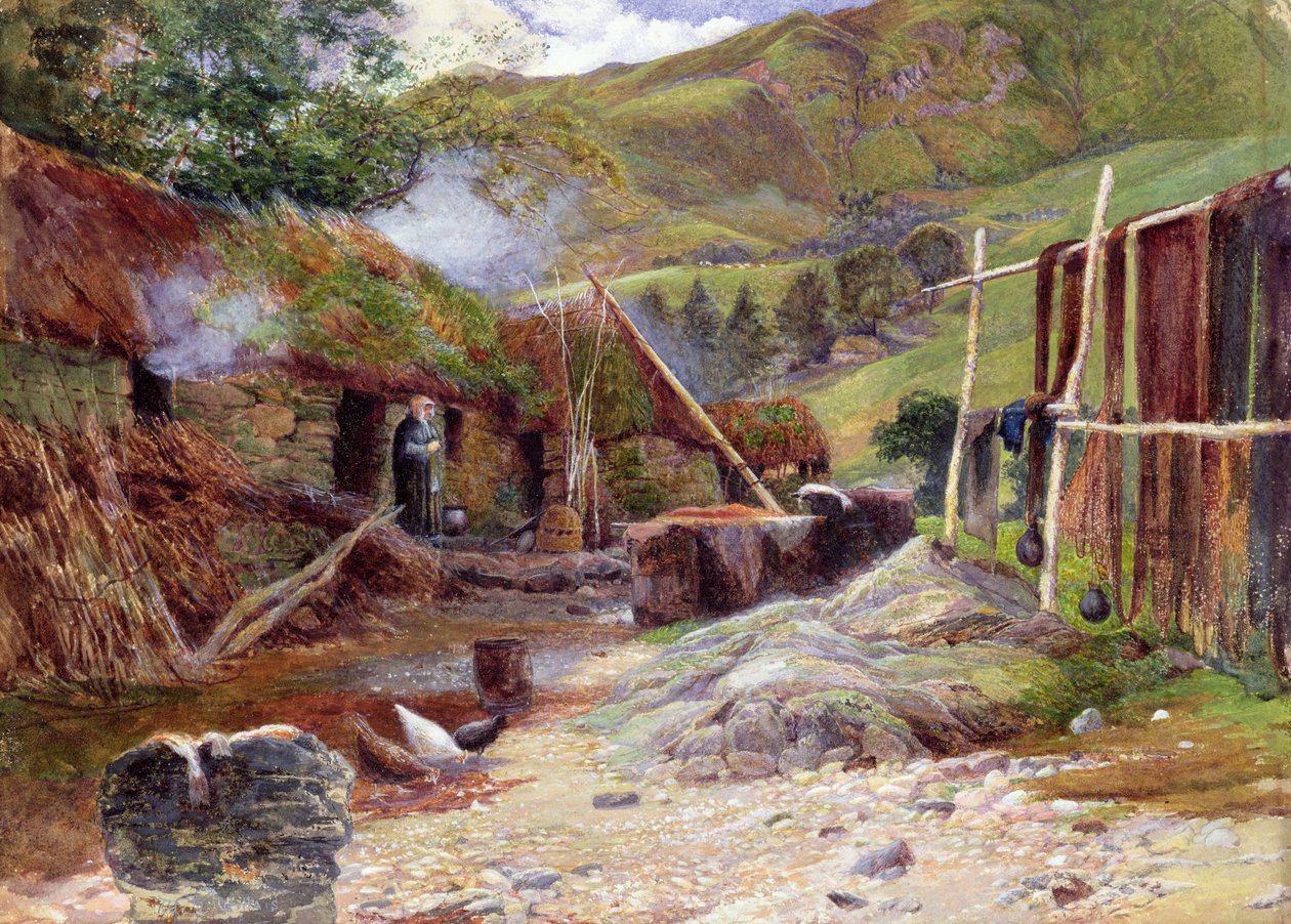 Netze trocknen von William Henry Millais