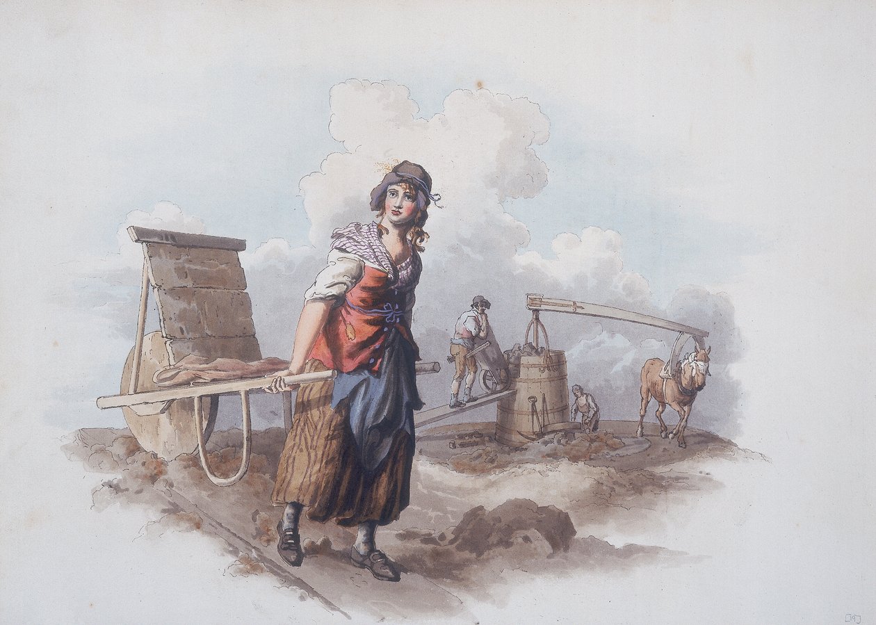 Ziegelmacher, 1808 von William Henry Pyne