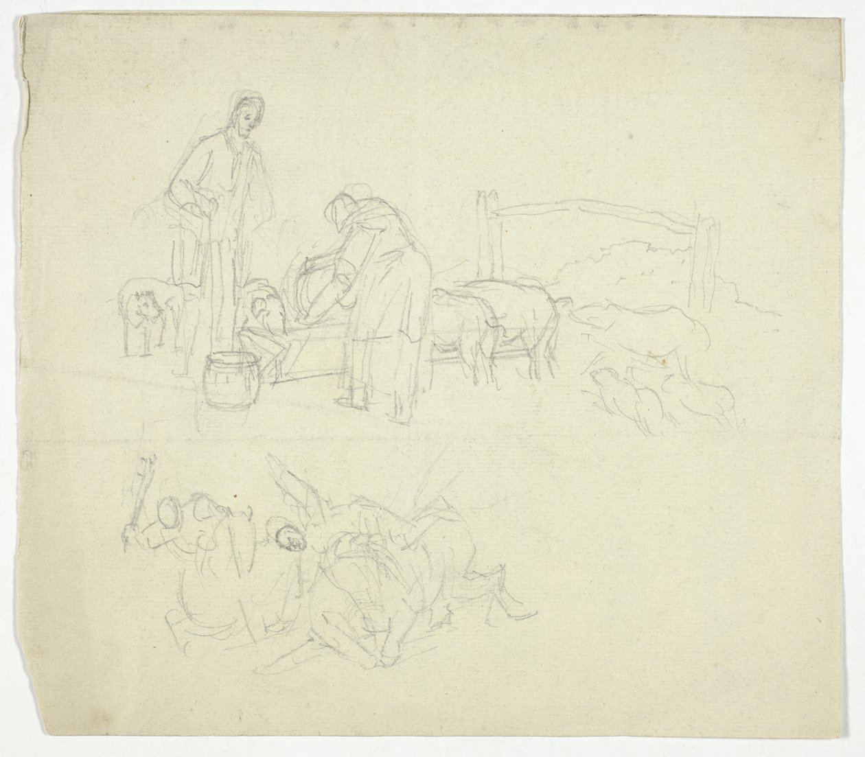 Schweine füttern von William Henry Pyne