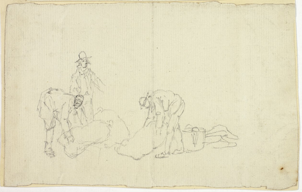 Figuren mit Marktgütern von William Henry Pyne