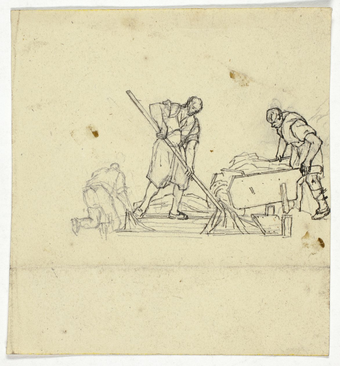 Drei Arbeiter von William Henry Pyne