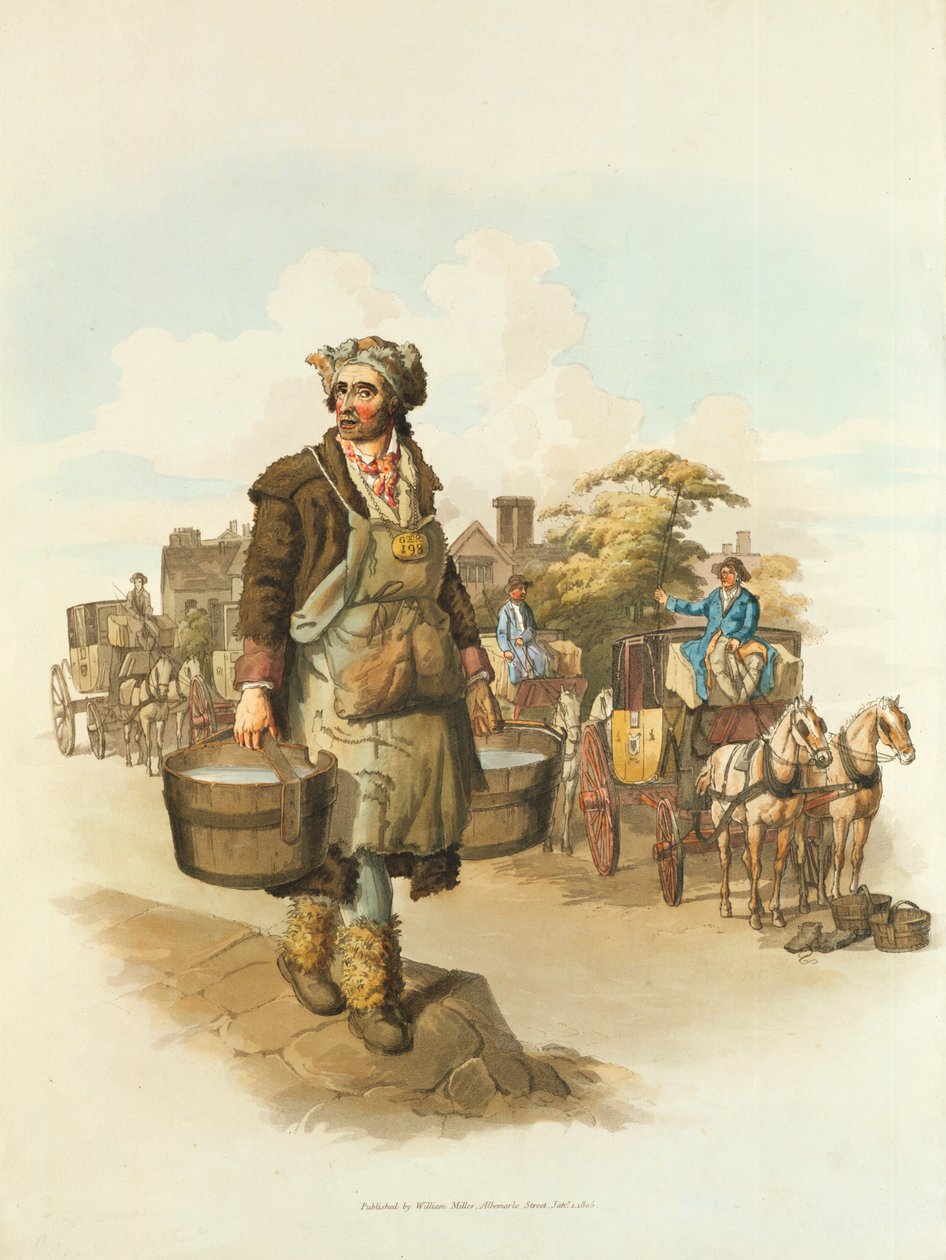 Wasserträger, 1808 von William Henry Pyne