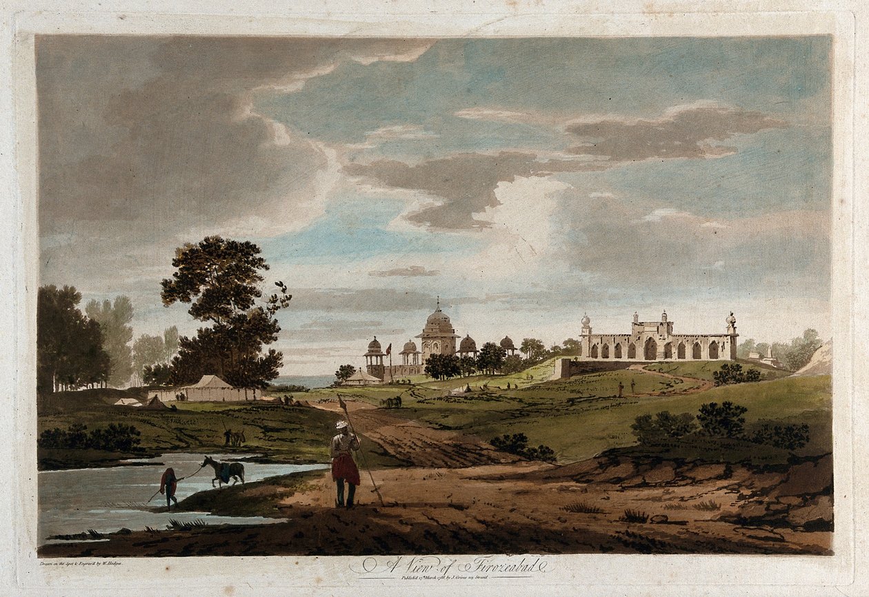 Ansicht von Firozeabad von William Hodges