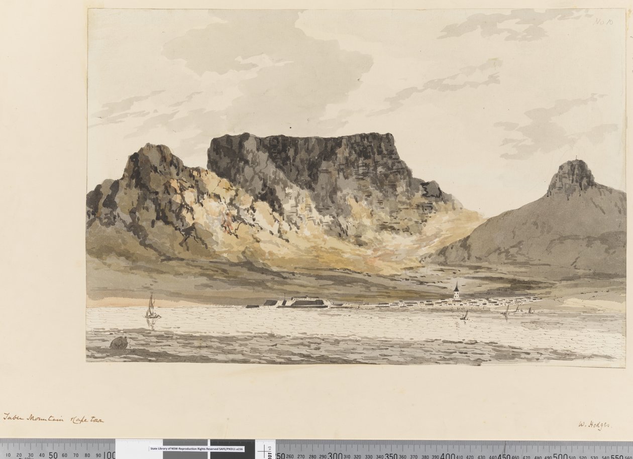 Seite 10 Tafelberg, Kapstadt von William Hodges