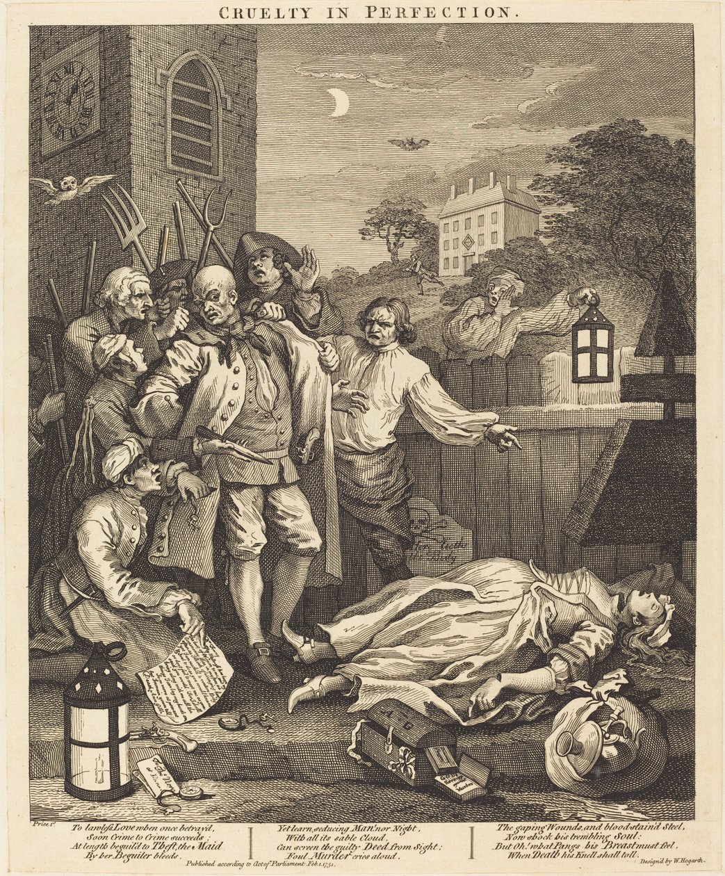 Grausamkeit in Perfektion von William Hogarth