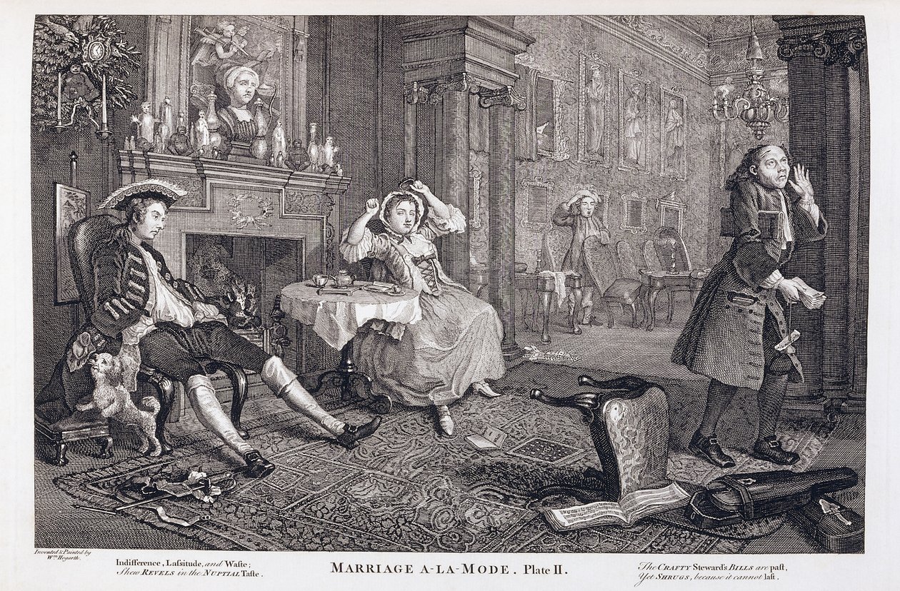 Marriage à la Mode von William Hogarth