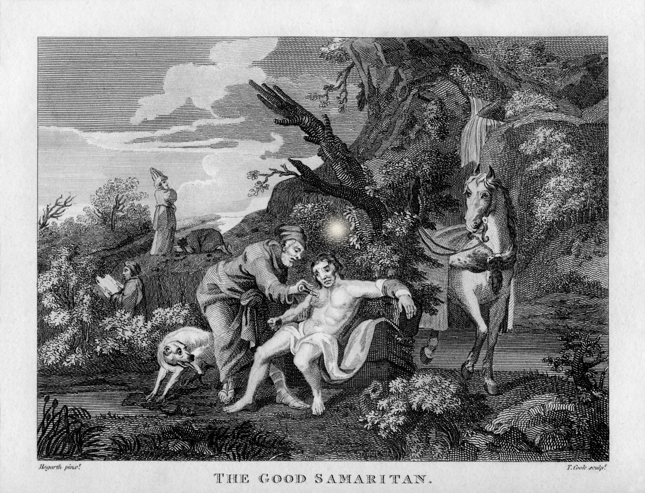 Der barmherzige Samariter von William Hogarth