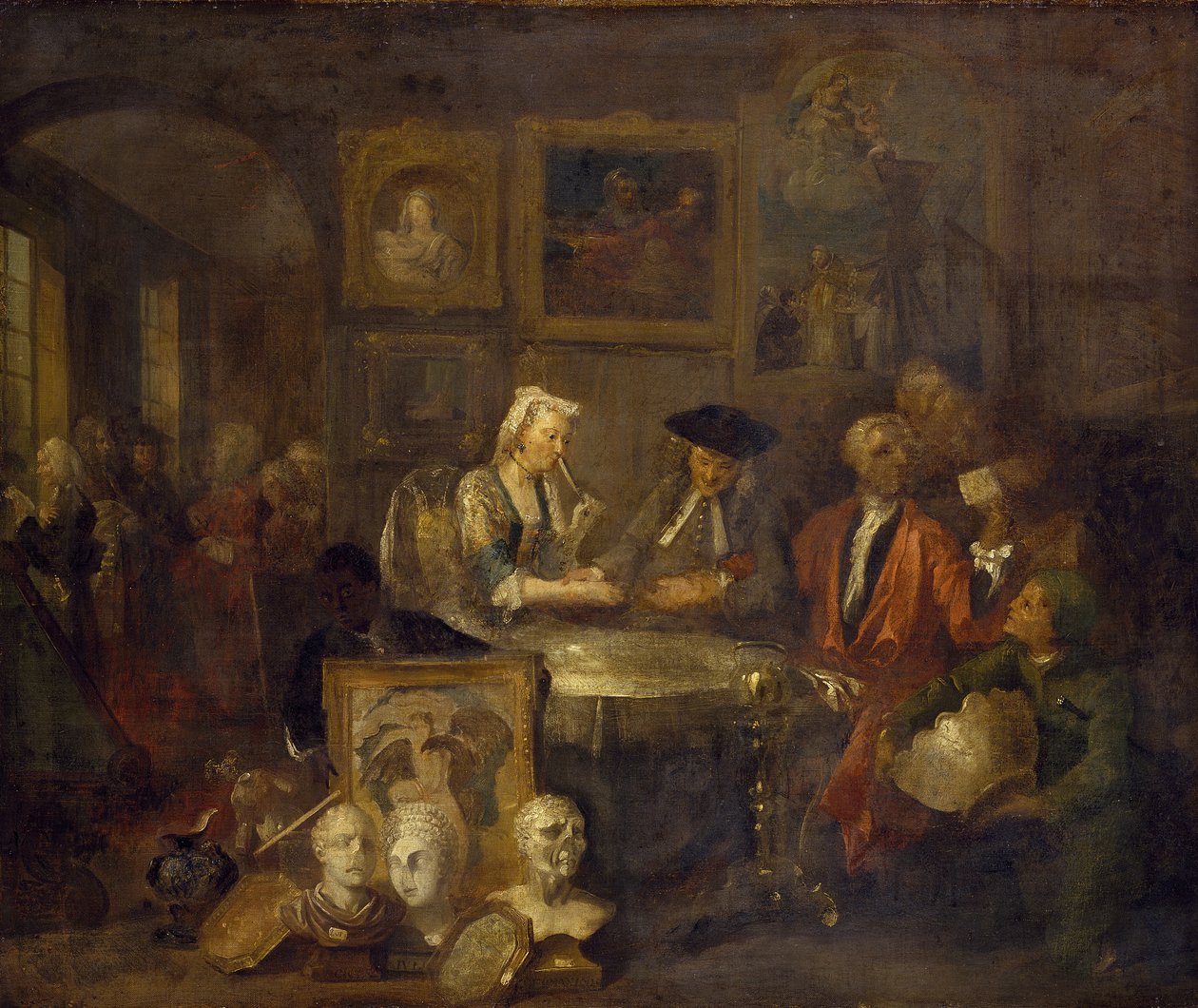 Der Ehevertrag, 1743 von William Hogarth