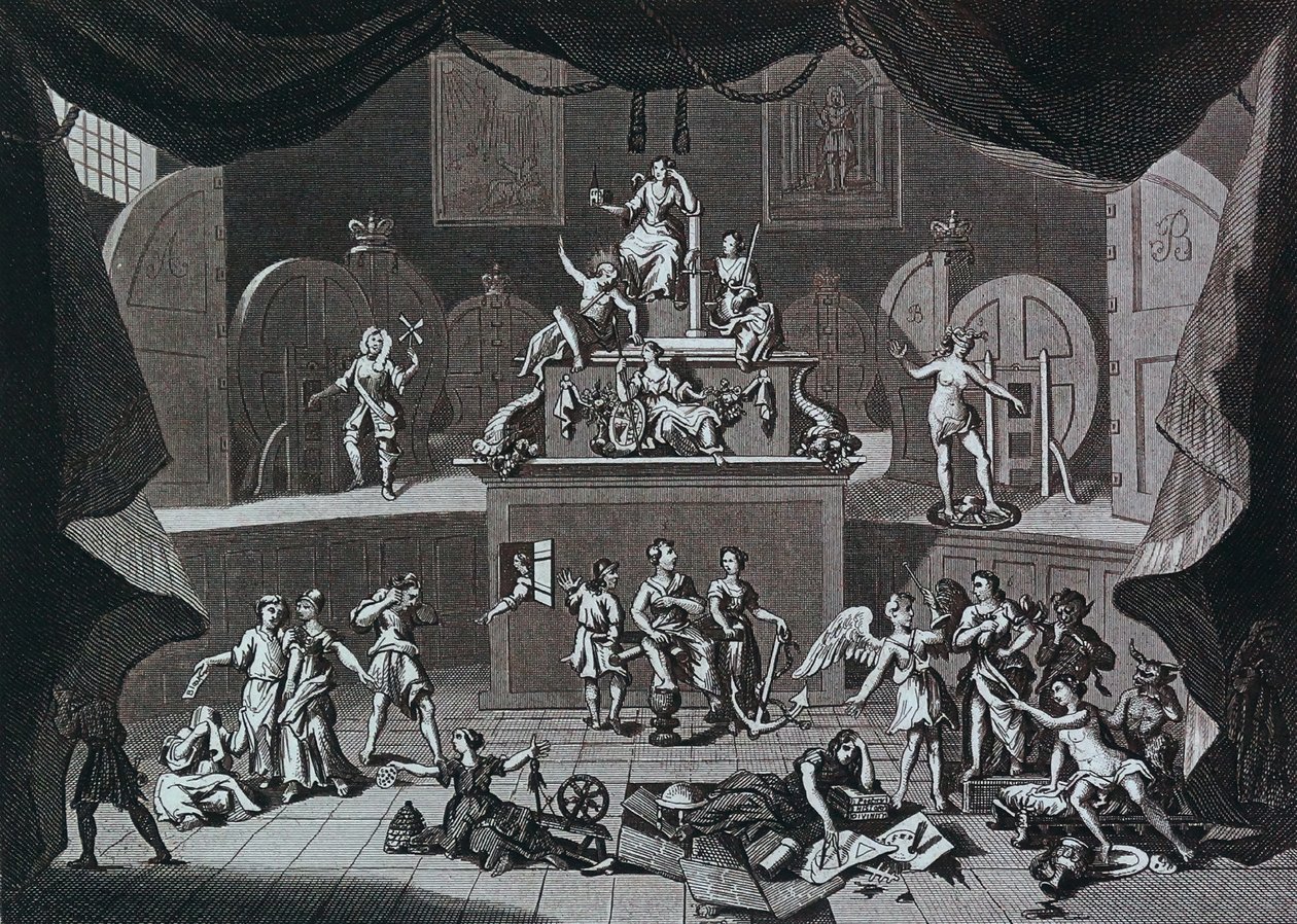 Die Lotterie von William Hogarth