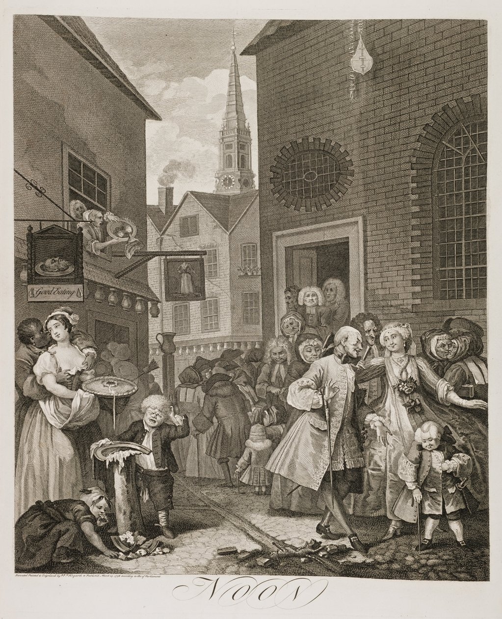 Vier Tageszeiten: Mittag von William Hogarth