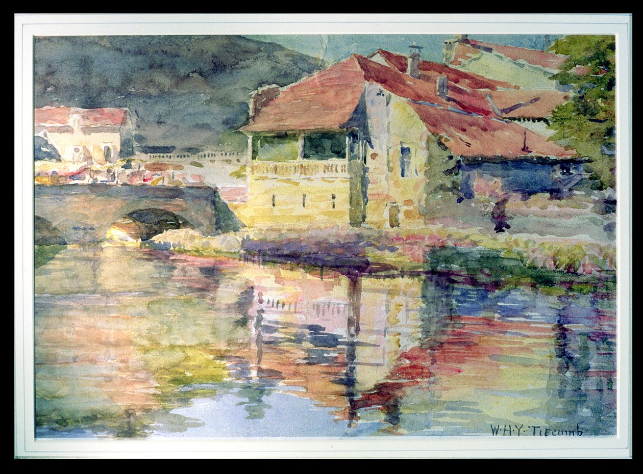 Kontinentale Stadt am Fluss von William Holt Yates Titcomb