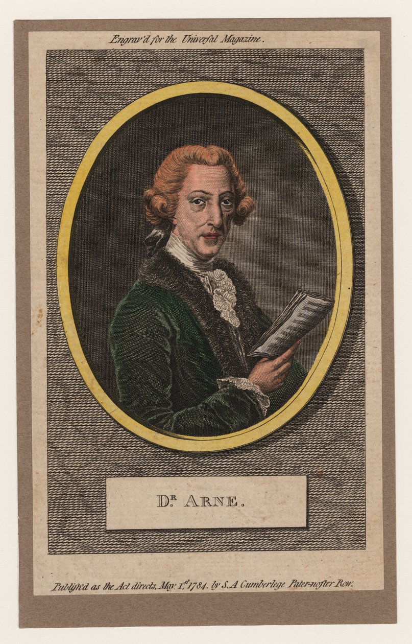 Dr. Arne, 1784 von William Humphrey