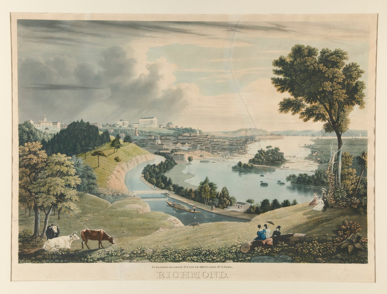 Ansicht von Richmond von William James Bennett