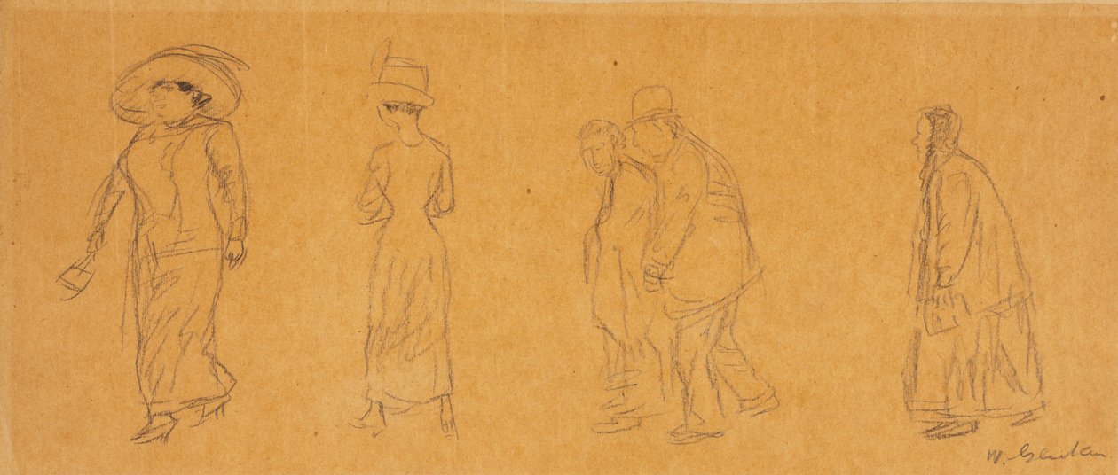 Fünf Figuren von William James Glackens