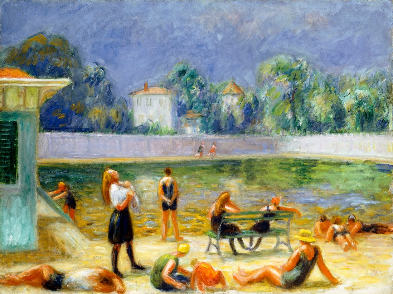 Freibad von William James Glackens