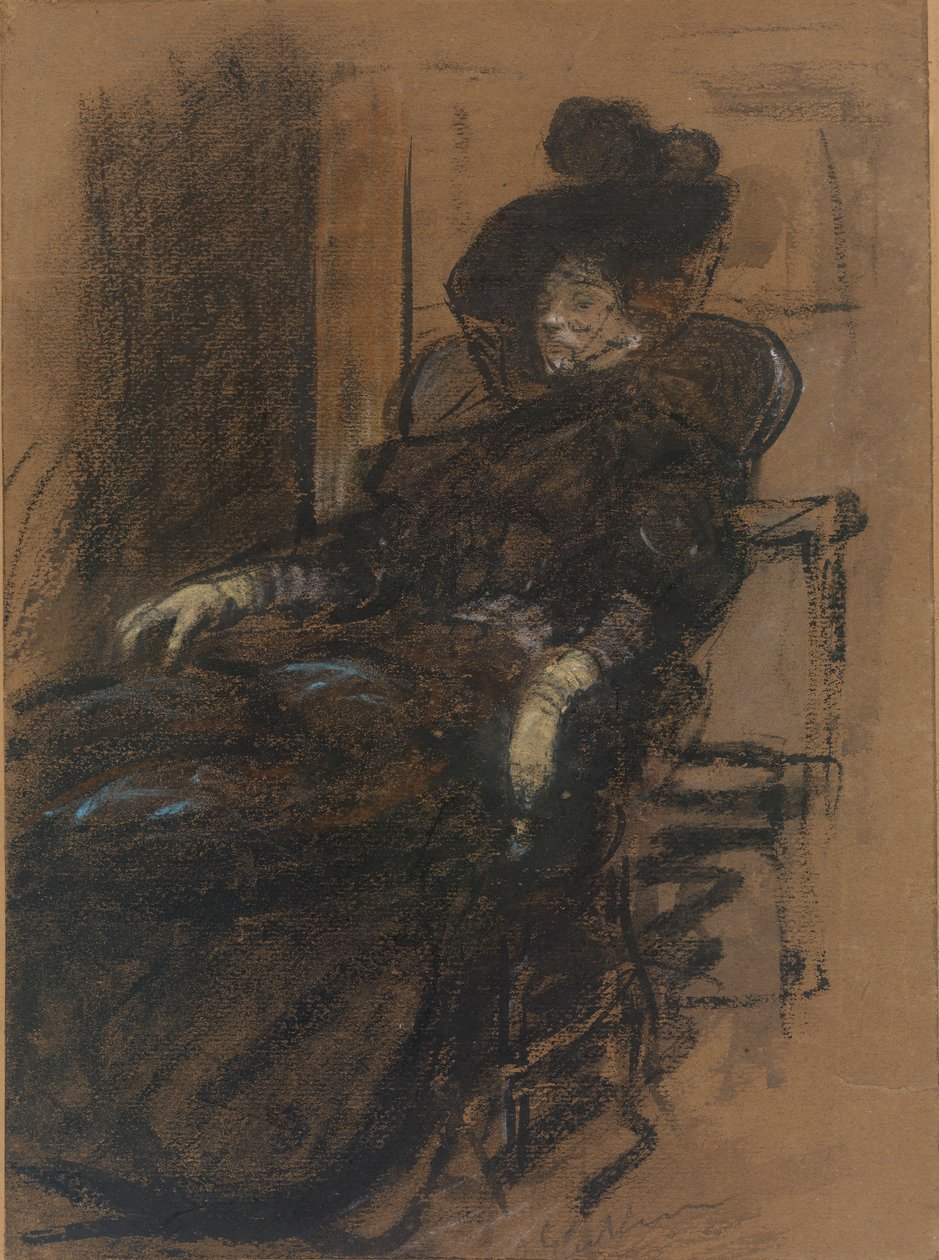 Sitzende Frau von William James Glackens