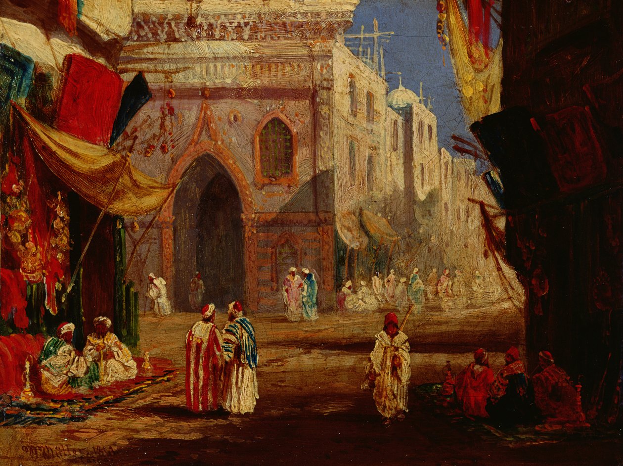 Eine Straße in Kairo von William James Muller