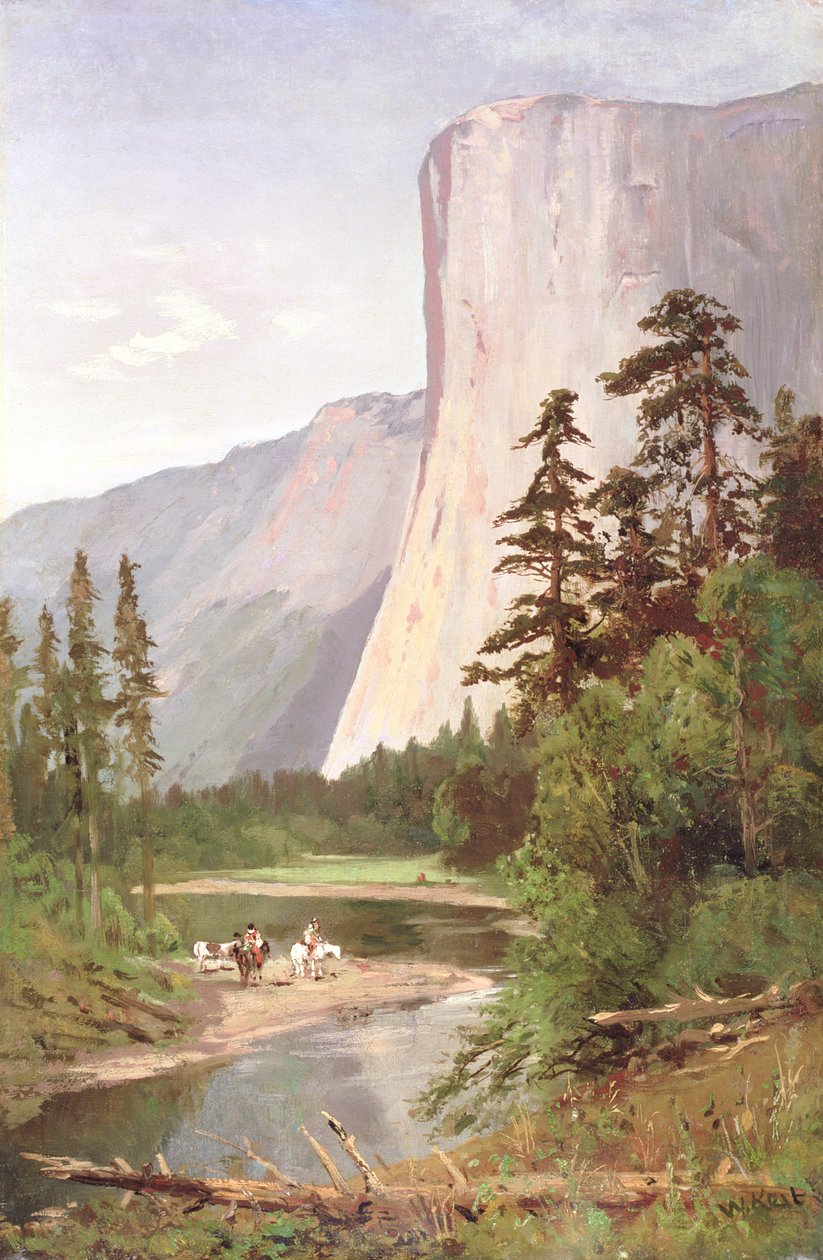 El Capitan, Yosemite-Tal von William Keith