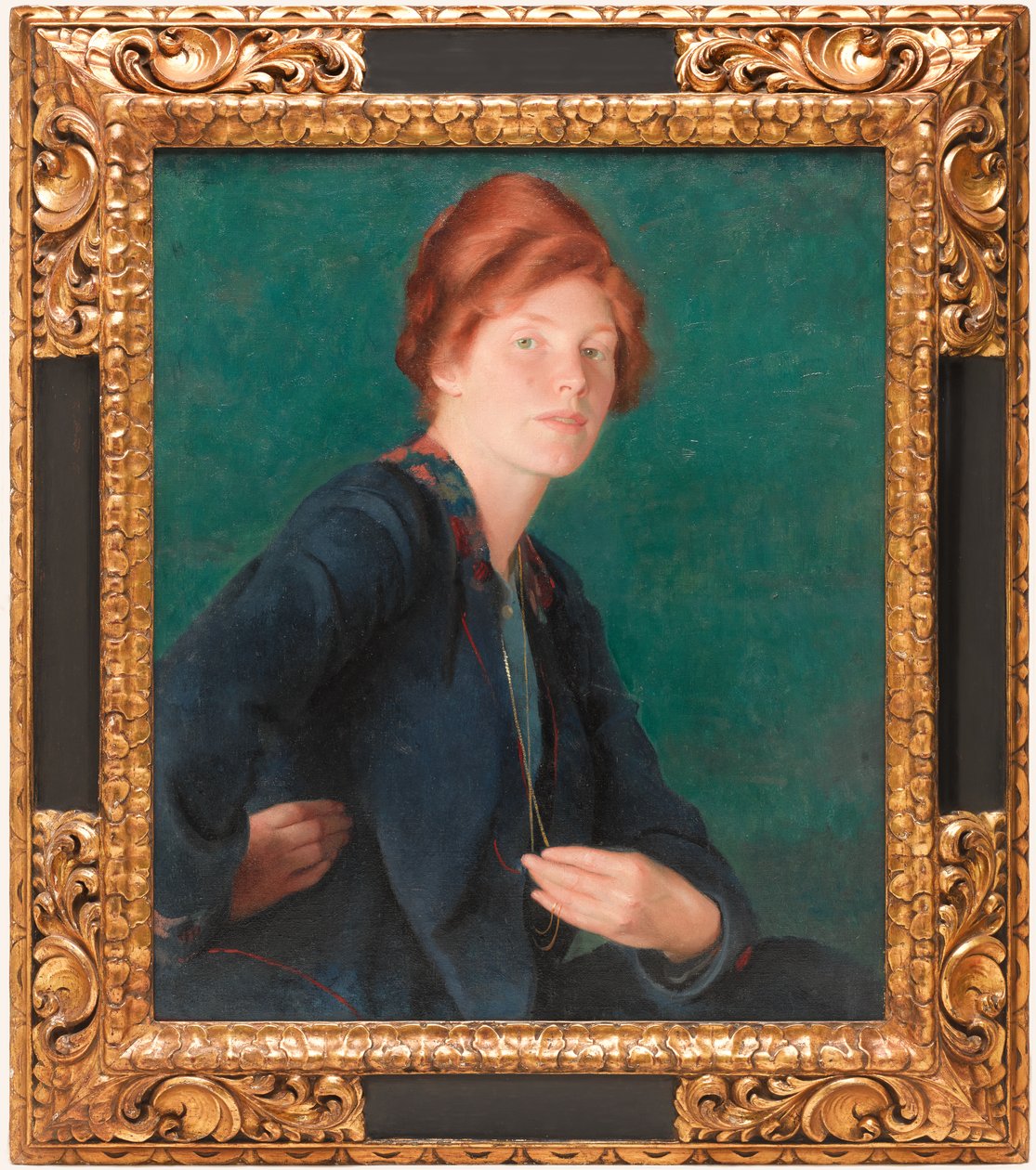 Eine Frau mit roten Haaren von William McGregor Paxton