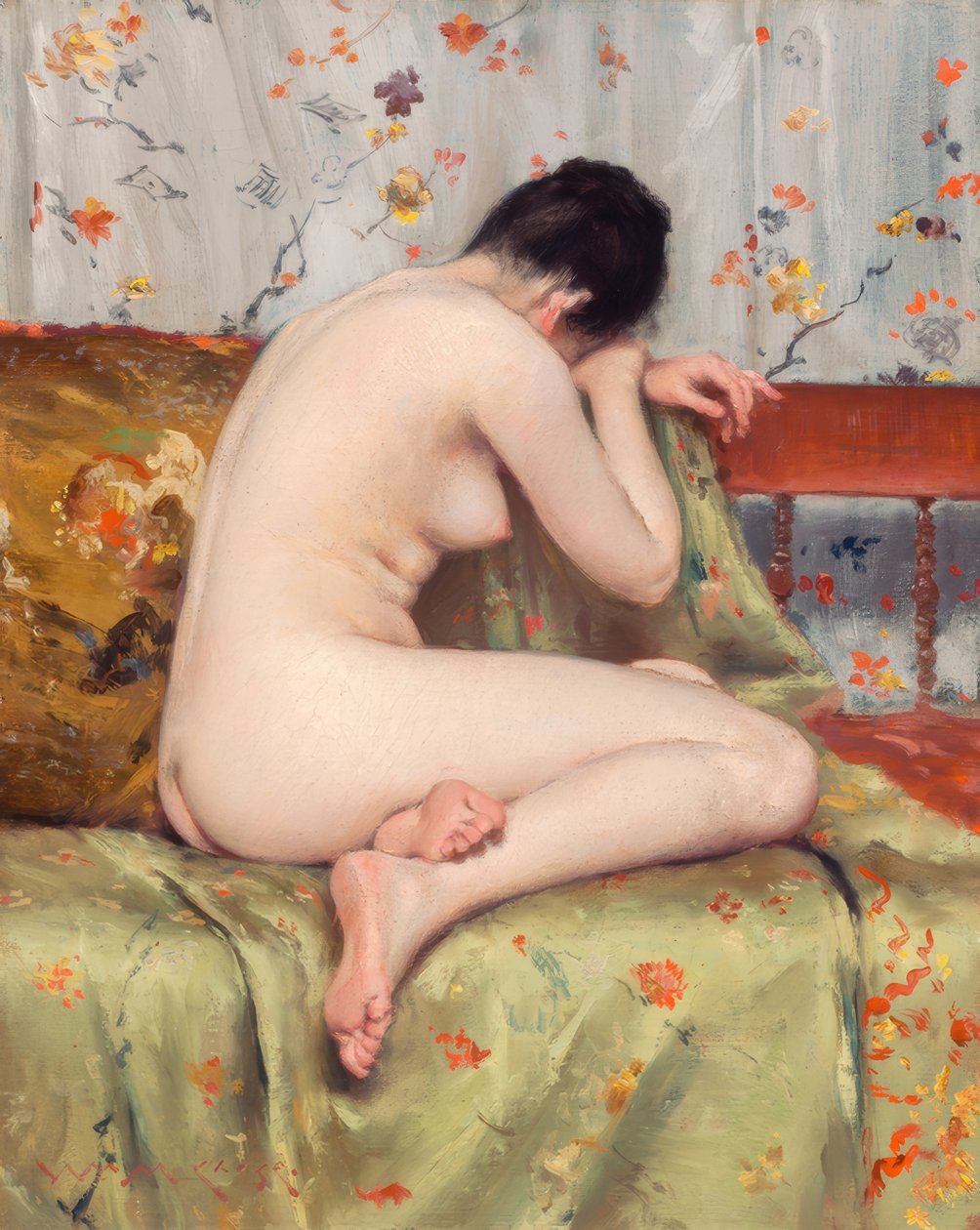 Eine moderne Magdalena von William Merritt Chase