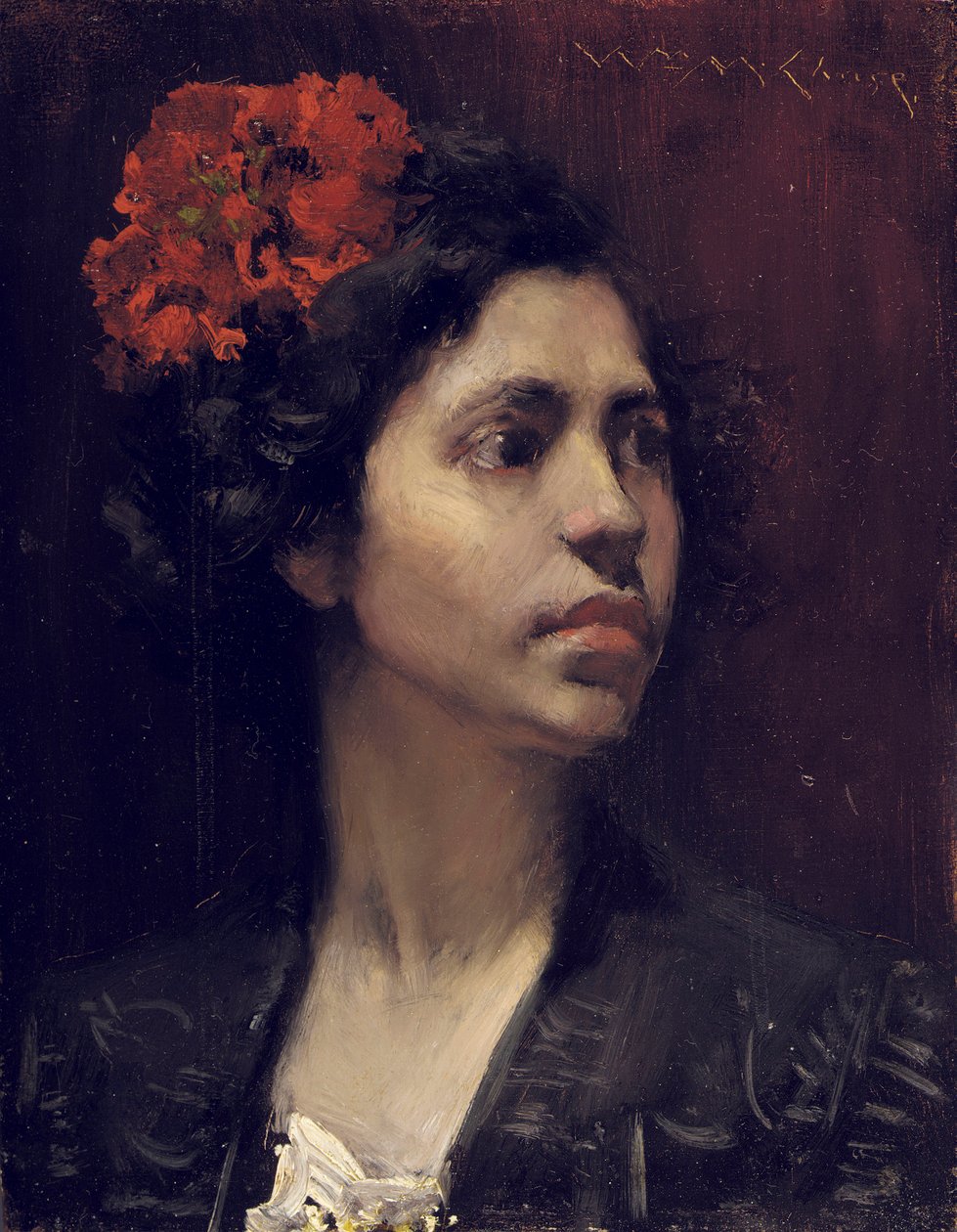 Spanisches Mädchen von William Merritt Chase
