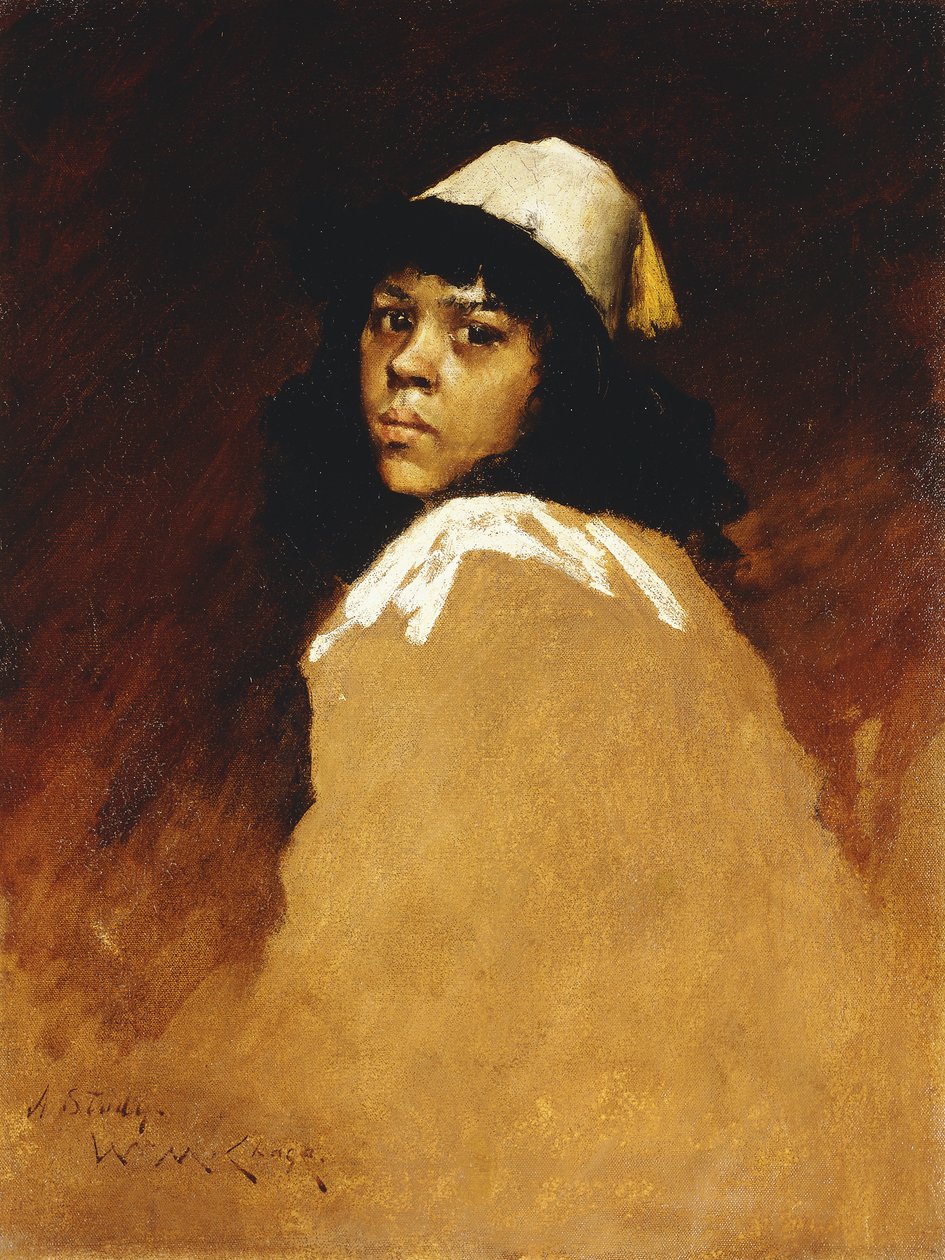 Das marokkanische Mädchen von William Merritt Chase