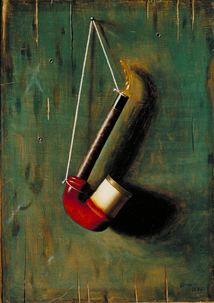 Meerschaumpfeife, 1886 von William Michael Harnett