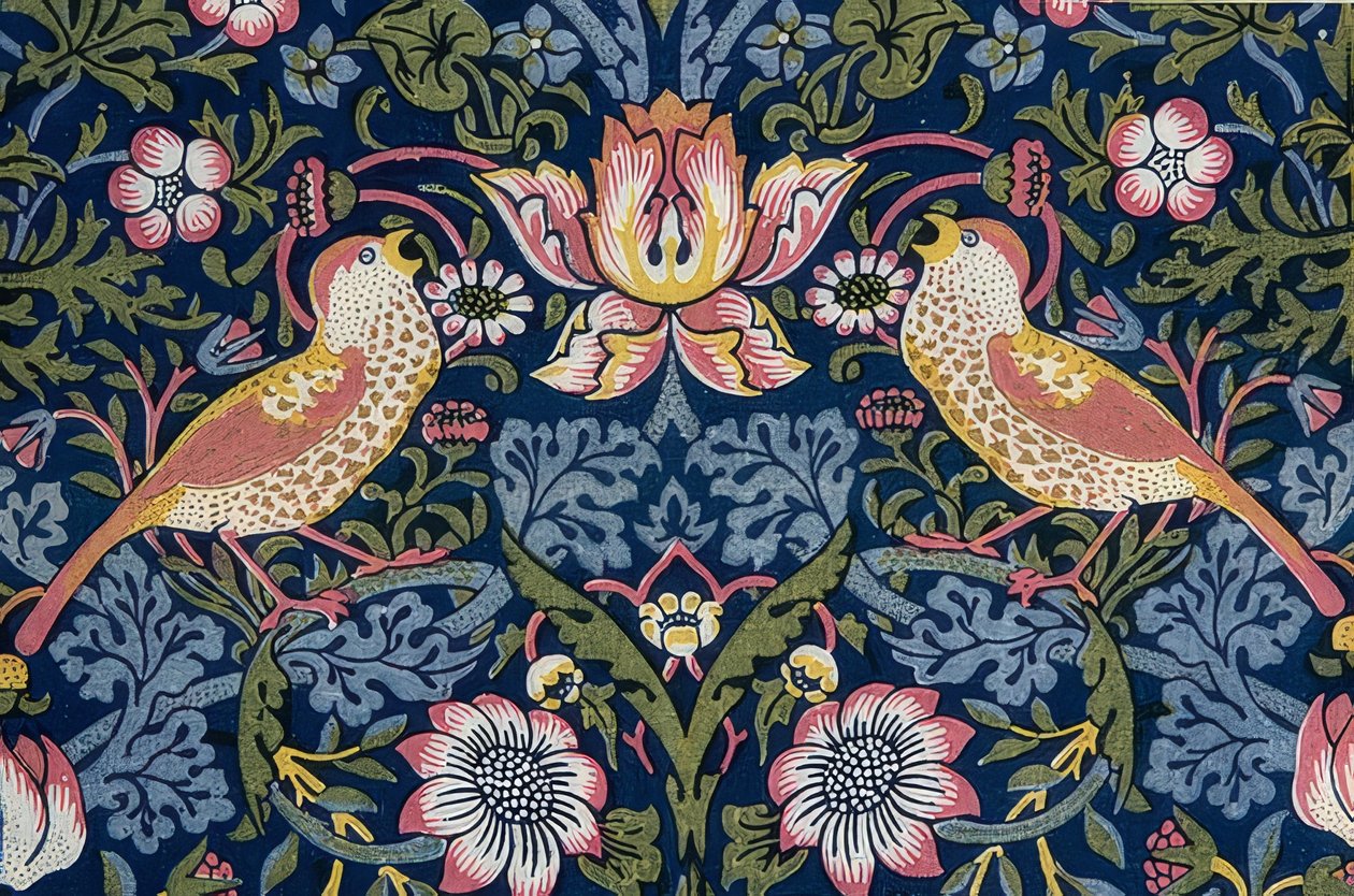 Der Erdbeerdieb (Detail) von William Morris
