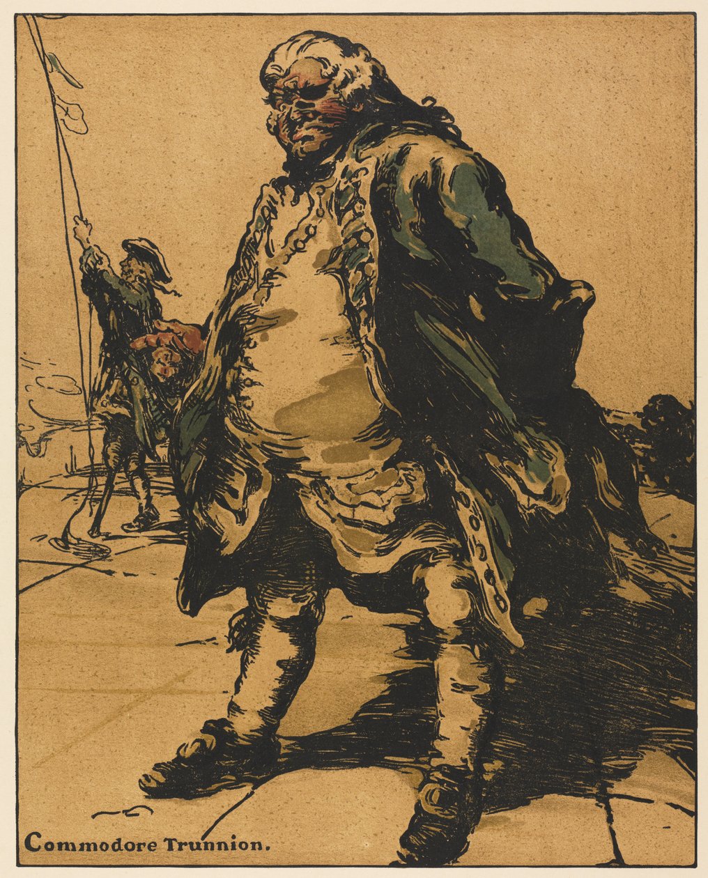 Charaktere der Romantik: Commodore Trunnion von William Nicholson