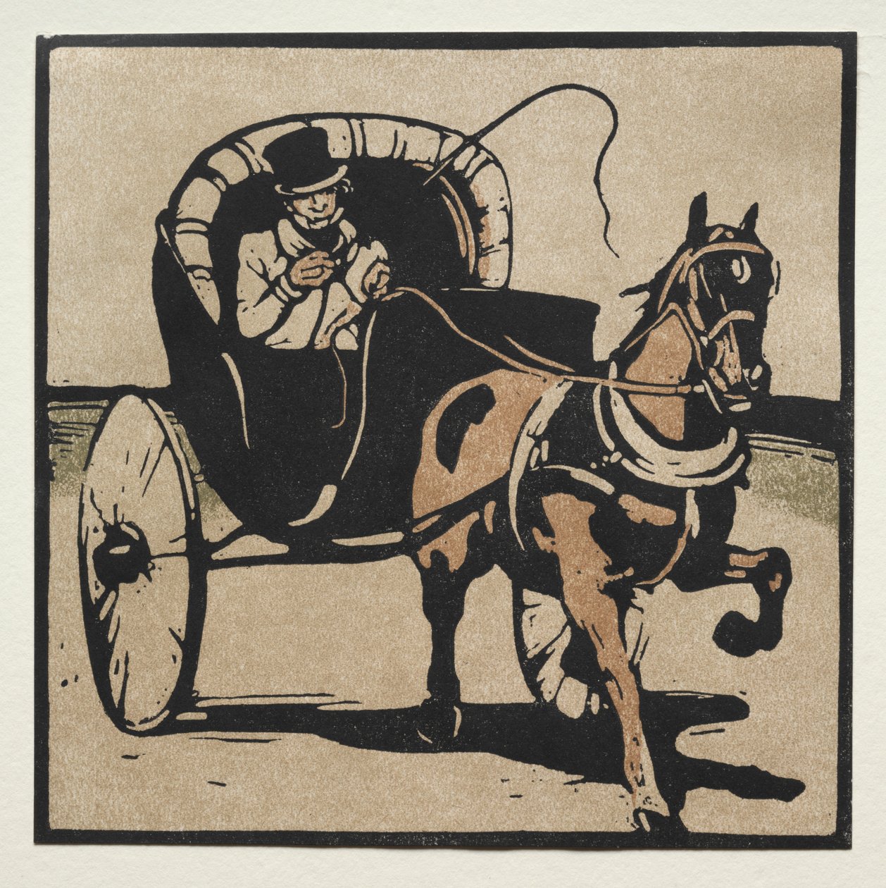 Der Cabriolet von William Nicholson