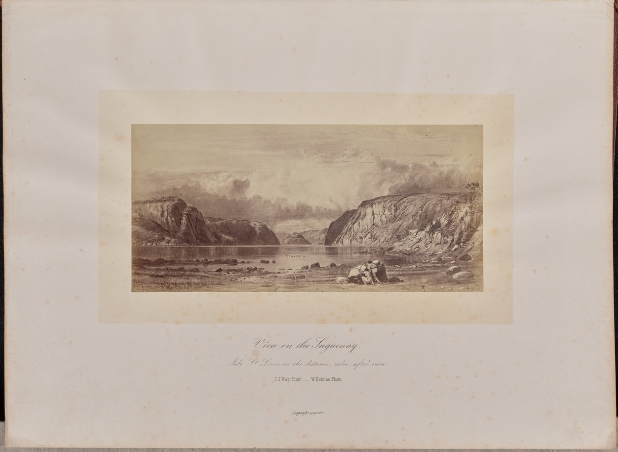 Blick auf den Saguenay von William Notman