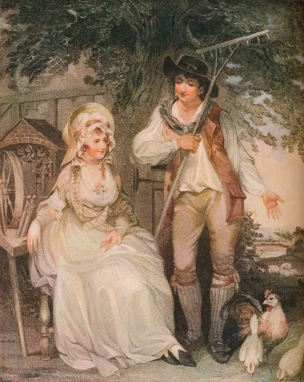 Der Bauernhof, ca. 1797 von William Nutter