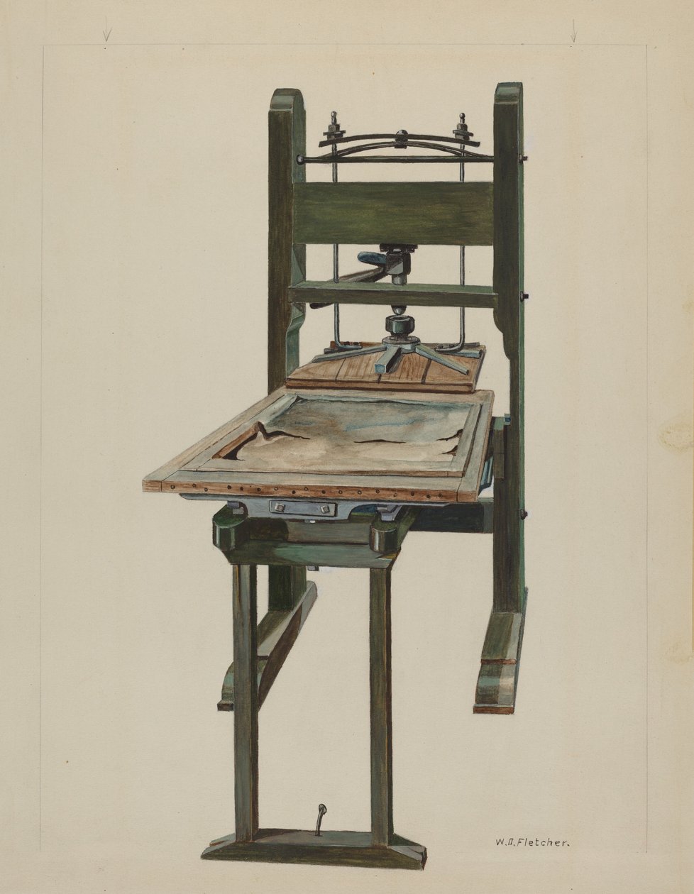 Presse von William O. Fletcher