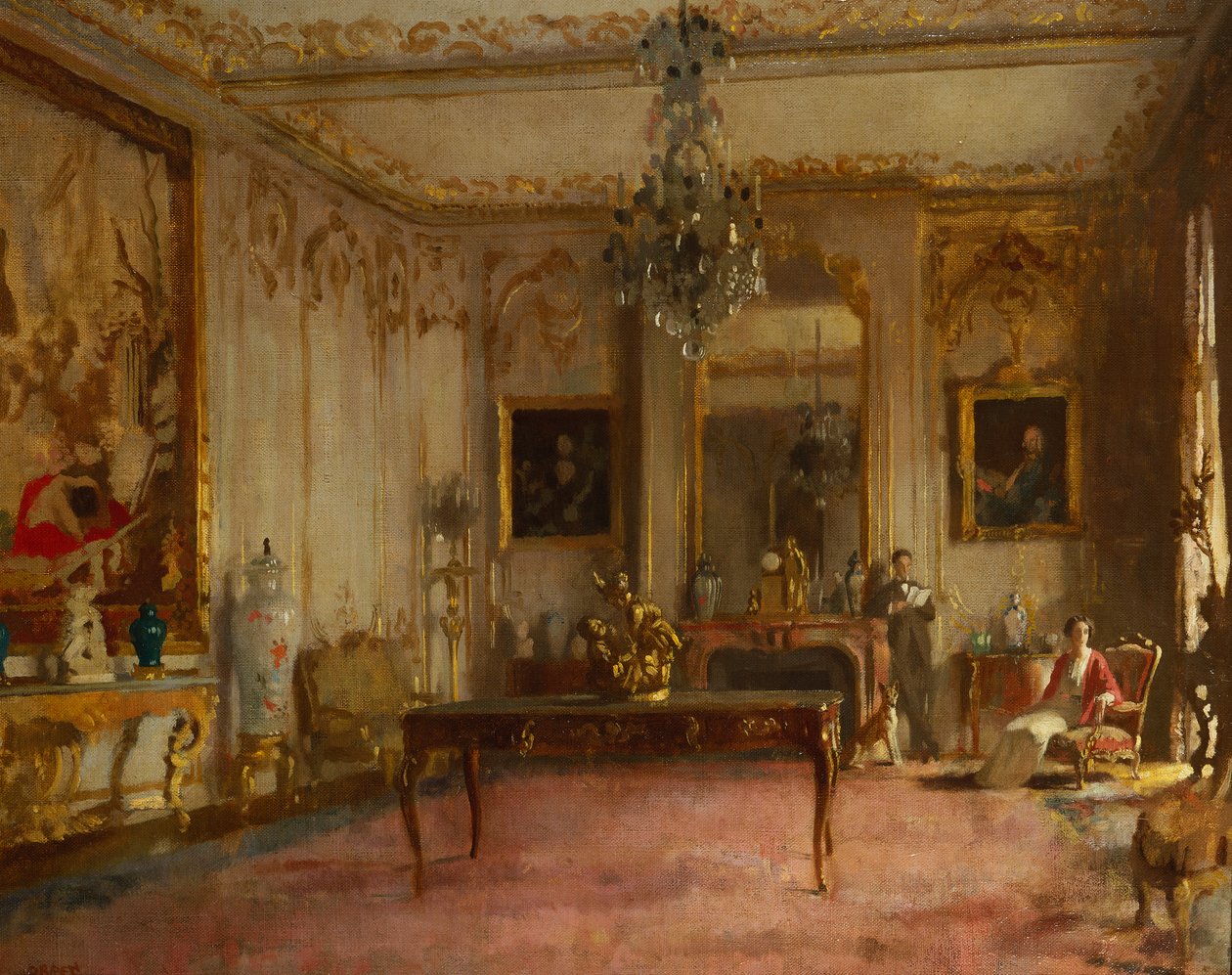 Park Lane Innenansicht von William Orpen