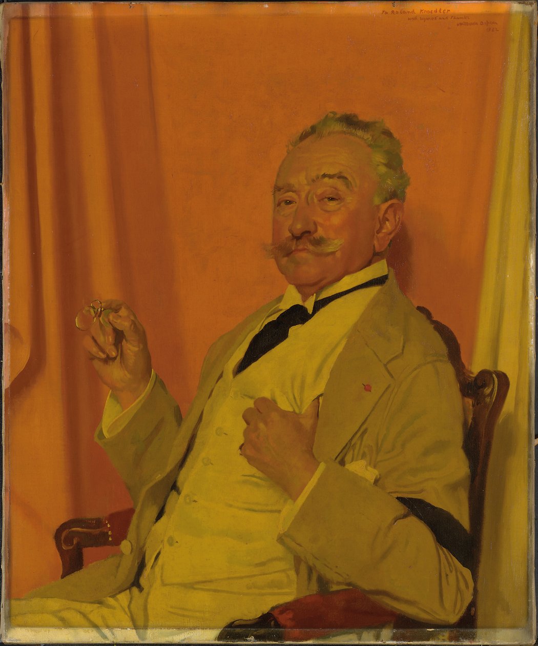 Porträt von Roland Knoedler von William Orpen