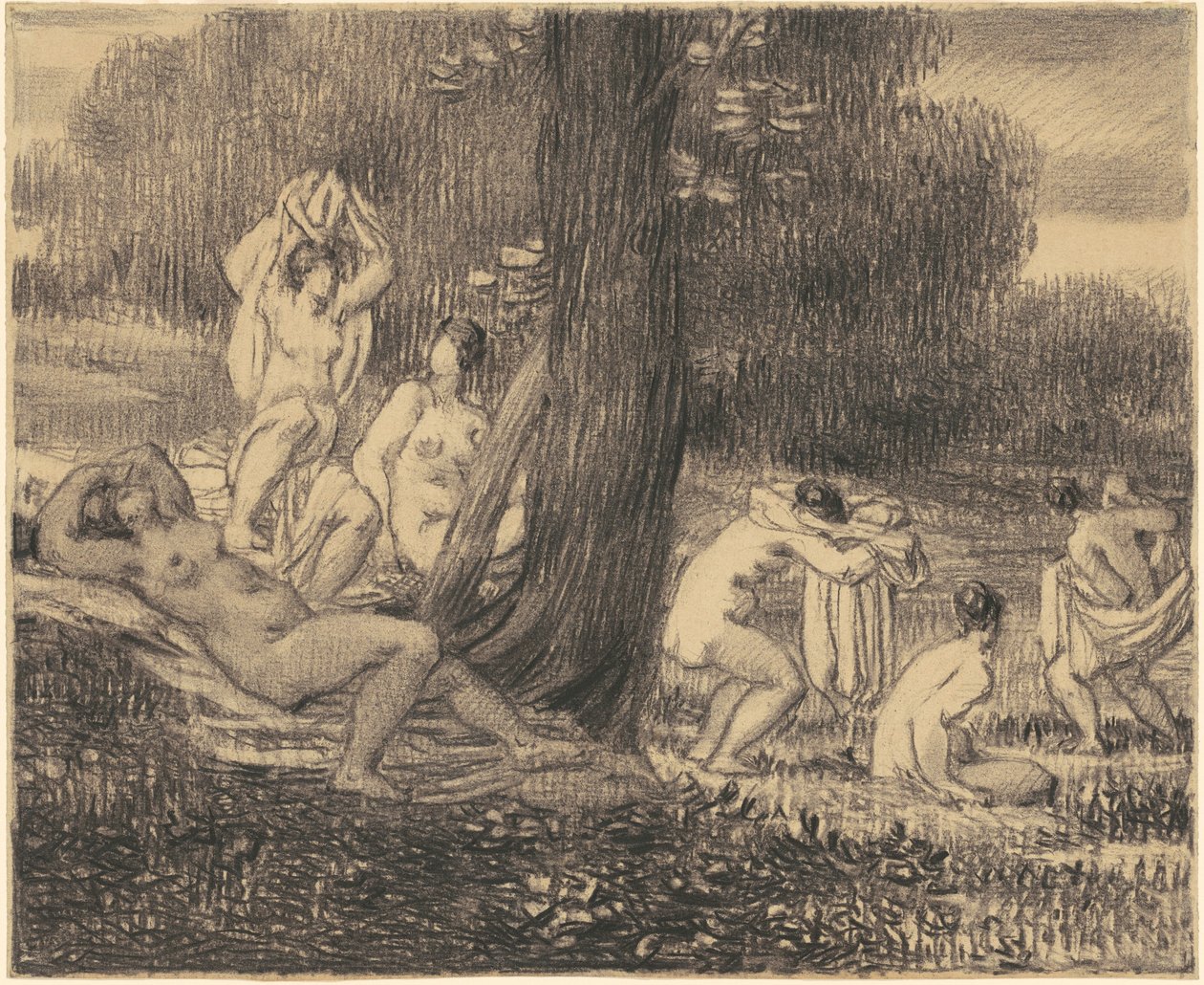 Badende von William P. Babcock